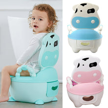 Load image into Gallery viewer, Baby Potty Toilet Bowl For Children Potty Training Baby Toilet Seat Portable Pot Cute Portable Comfortable Children Backrest Pot