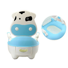 Load image into Gallery viewer, Baby Potty Toilet Bowl For Children Potty Training Baby Toilet Seat Portable Pot Cute Portable Comfortable Children Backrest Pot