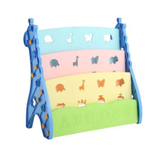Load image into Gallery viewer, Colorful kids book storage and display cabinet, baby children bookshelf