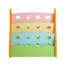 Load image into Gallery viewer, Colorful kids book storage and display cabinet, baby children bookshelf