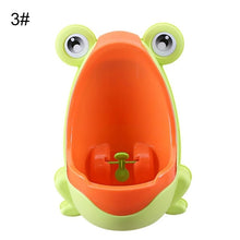 Load image into Gallery viewer, Cartoon Frog Bathroom Kids Toddler Potty Toilet Training urinate Trainer Boys Urinal Cartoon Frog Shape Cute Eco-friendly
