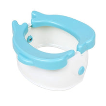 Load image into Gallery viewer, Portable Baby Chamber Pot Cartoon Banana Foldaway Toilet Training Seat Travel Potty Rings For Kids No-clean Vehicle Light Urinal
