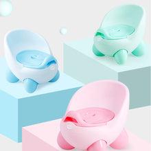 Load image into Gallery viewer, Girls Boys Cartoon Pots Baby Potty Toilet Seat Bowl Portable Training Pan Children&#39;s Pot Kids Bedpan Comfortable Backrest Toilet
