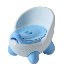 Load image into Gallery viewer, Girls Boys Cartoon Pots Baby Potty Toilet Seat Bowl Portable Training Pan Children&#39;s Pot Kids Bedpan Comfortable Backrest Toilet
