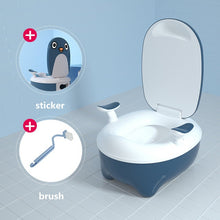 Load image into Gallery viewer, Flip Lid Portable Baby Potty Baby Toilet Car Potty Child Pot Training Girls Boy Simulation Toilet Kids Chair Toilet Seat Childs
