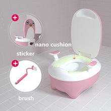 Load image into Gallery viewer, Flip Lid Portable Baby Potty Baby Toilet Car Potty Child Pot Training Girls Boy Simulation Toilet Kids Chair Toilet Seat Childs
