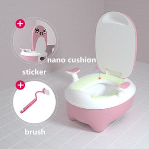 Flip Lid Portable Baby Potty Baby Toilet Car Potty Child Pot Training Girls Boy Simulation Toilet Kids Chair Toilet Seat Childs