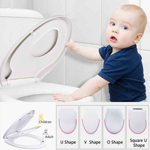 Multifunction Adult Toilet Seat Kid Pot Training Cover Simple Combination Prevent Falling Toilet Lid For Kids Home Toilets Cover