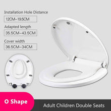 Load image into Gallery viewer, Multifunction Adult Toilet Seat Kid Pot Training Cover Simple Combination Prevent Falling Toilet Lid For Kids Home Toilets Cover
