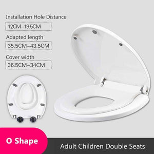 Multifunction Adult Toilet Seat Kid Pot Training Cover Simple Combination Prevent Falling Toilet Lid For Kids Home Toilets Cover