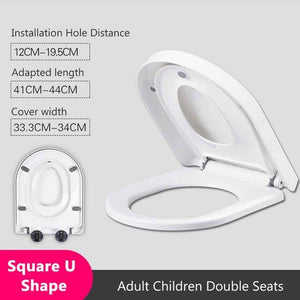 Multifunction Adult Toilet Seat Kid Pot Training Cover Simple Combination Prevent Falling Toilet Lid For Kids Home Toilets Cover