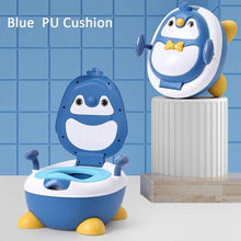 Load image into Gallery viewer, Lovely Baby Boy Children&#39;s Pot Cute Penguin Ajustable Height Baby Potty Training Seat Portable Toilet for Babies Girls Infantil
