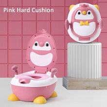 Load image into Gallery viewer, Lovely Baby Boy Children&#39;s Pot Cute Penguin Ajustable Height Baby Potty Training Seat Portable Toilet for Babies Girls Infantil
