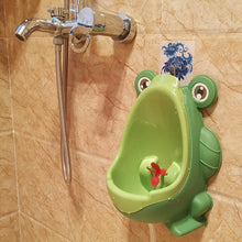 Load image into Gallery viewer, 1pc Animal Cartoon Design Baby Boy Frog Potty Toilet Urinal Pee Trainer Wall-Mounted Toilet Pee Trainer For 0-6 Ages Children#DS
