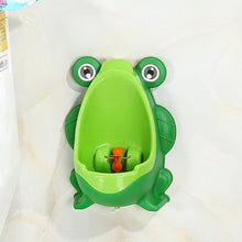 Load image into Gallery viewer, 1pc Animal Cartoon Design Baby Boy Frog Potty Toilet Urinal Pee Trainer Wall-Mounted Toilet Pee Trainer For 0-6 Ages Children#DS
